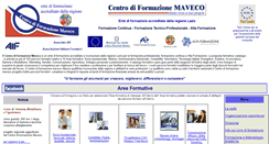 Desktop Screenshot of formazione-maveco.it
