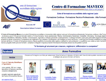 Tablet Screenshot of formazione-maveco.it
